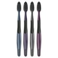 thumbnail image 3 of Oral-B Charcoal Toothbrush, Soft, 4 Count, for Adults & Children 3+, 3 of 8