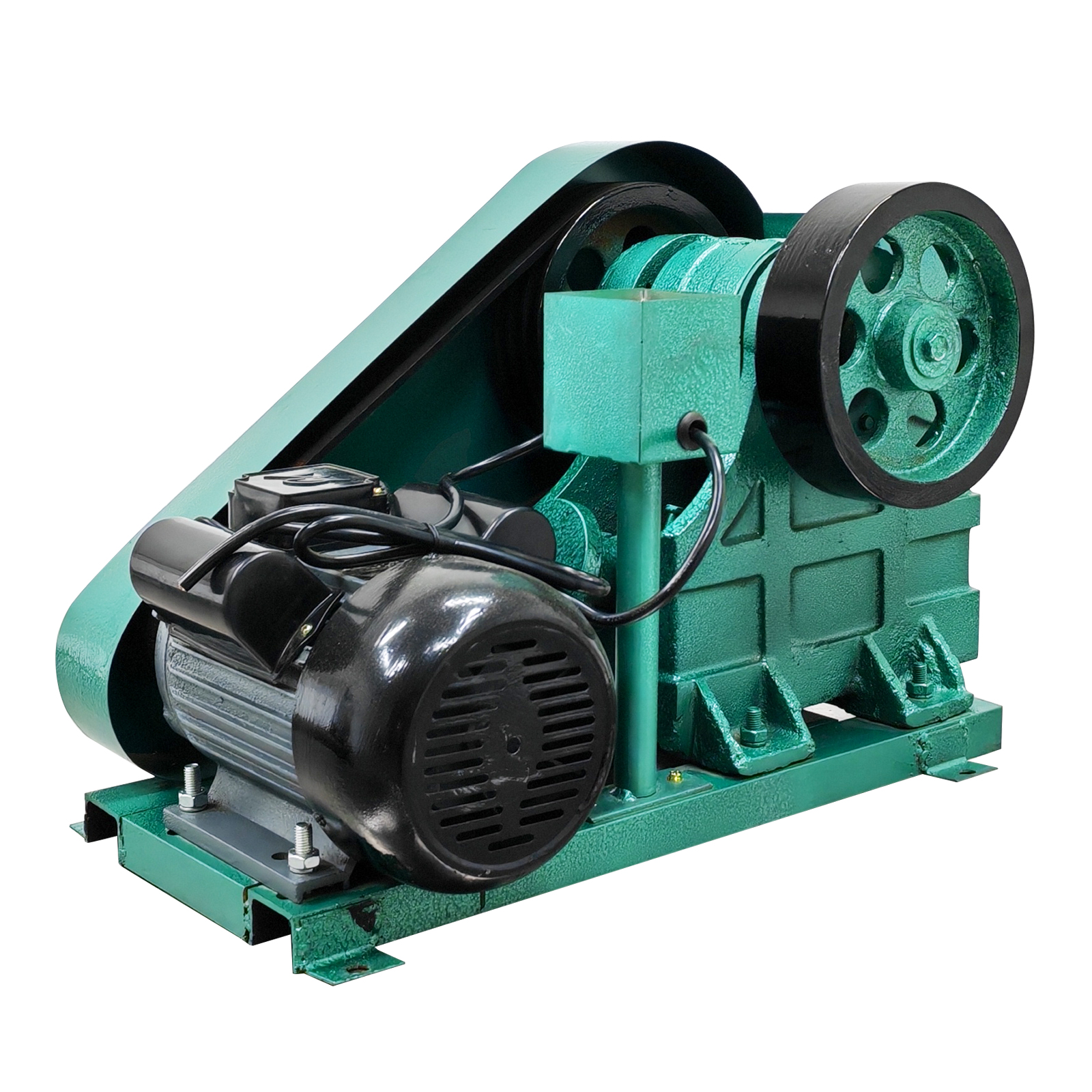 100X60 Mini Jaw Crusher Grinder Jaw Crushing Machine Rock Stone Milling Crush Machine Shatter Pulverizer Adjustable Crushing Size 220V
