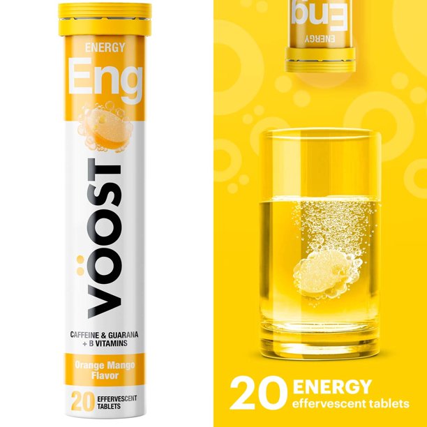 VOOST, Energy, Vitamin B12, Caffeine, Energy Drink Supplement with