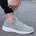 thumbnail image 3 of Stylago Women Men Summer Walking Shoes Breathable Mesh Sneakers Arch Support Running Shoe Comfortable Running Sneaker Grey Size 8.5, 3 of 6