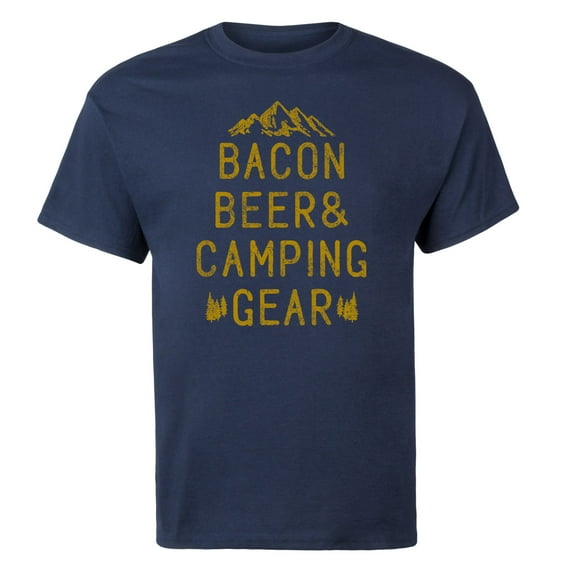 Country Casuals - Bacon Beer And Camping Gear - Men's Short Sleeve Graphic T-Shirt