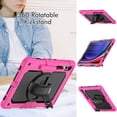 thumbnail image 3 of Dteck for Samsung Galaxy Tab S9 Plus 12.4 Inch 2023 Tablet,Full Body Shockproof Heavy Duty Protective Case with Screen Protector,Rotating Stand/Handle/Shoulder Strap,Rose, 3 of 7