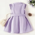 thumbnail image 5 of Sngxgn Toddler Tutu Dress Little Girls Fluffy Summer Dresses Casual Party Tulle Dress for Kids(Purple,68), 5 of 9