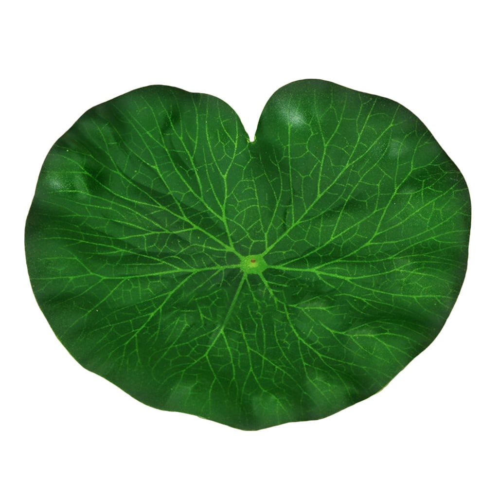 『ra✳︎ 』Laline LOTUS LEAVES hejhncii Artificial Lotus Leaf 4Pcs Floating Foam Lotus