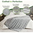thumbnail image 5 of Sivio Weighted Blanket for Adults 60"x 80" 15lbs, Cooling Reversible  Heavy Blanket with Glass Beads for Bed Sofa, for All Season, Queen Size Gray, 5 of 9