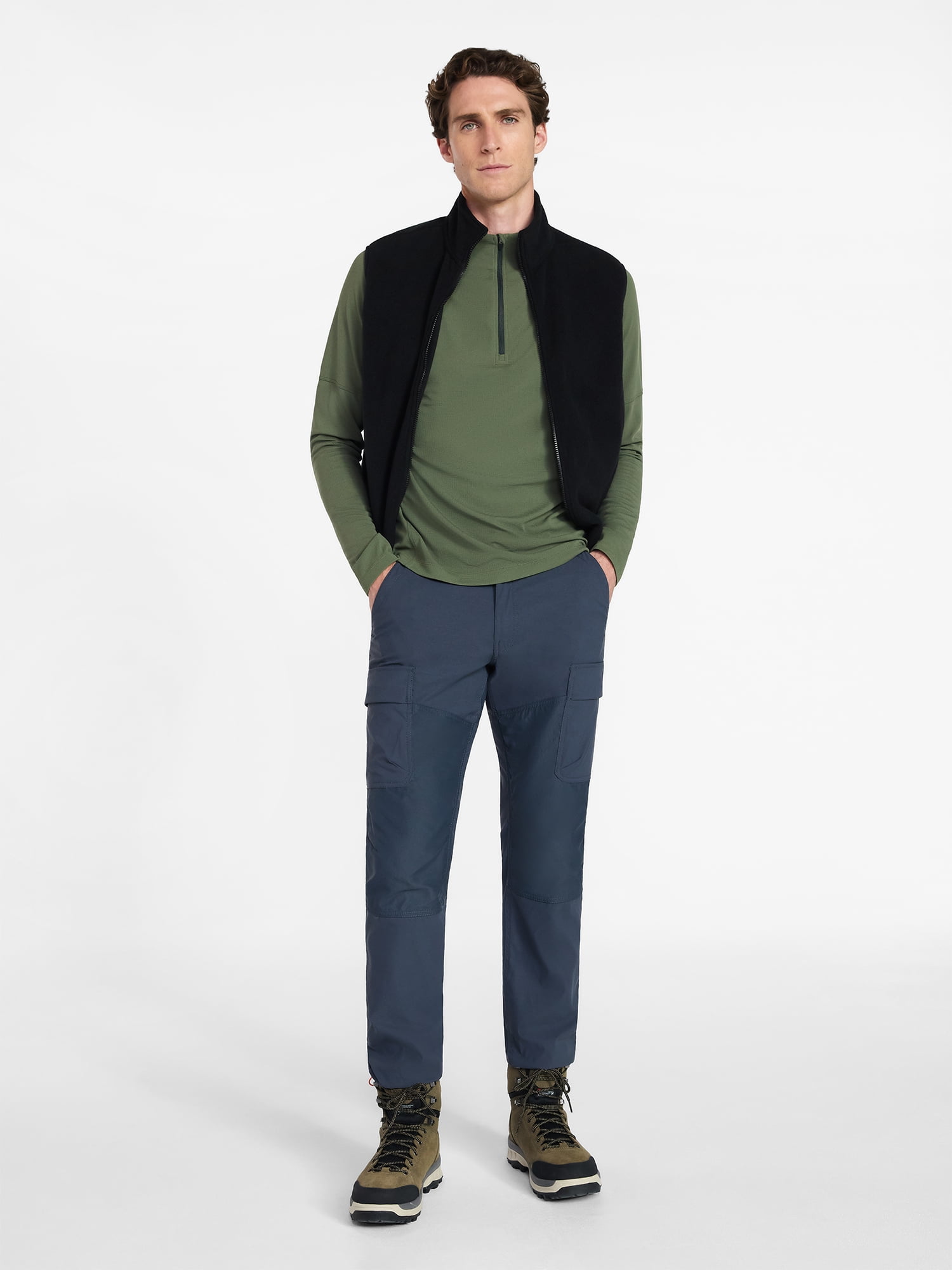 Ozark Trail Men's and Big Men's Cargo Pants, Sizes 30-46