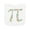 AA-White, variant on Inktastic Pi Numbers in Pi Symbol for Pi Day Baby Terry Cloth Bib
