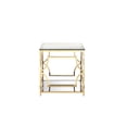 thumbnail image 7 of Pangea Home Z-Edward Square Side Table Gold, 7 of 7