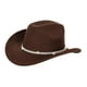 thumbnail image 3 of Sombrero de vaquero occidental, accesorio novedoso para disfraz, ligero, informal, de ala grande, estilo jazz. Café estilo C, 3 of 9