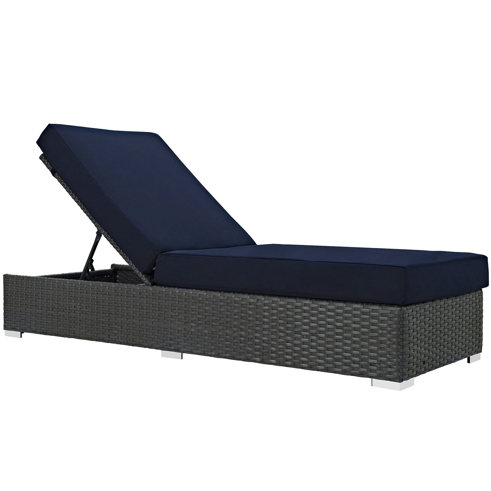 Modway Sojourn Outdoor Patio Sunbrella Chaise Lounge, Multiple Colors by Modway