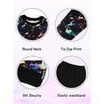 thumbnail image 4 of GYRATEDREAM Girls Clothes Leopard Patchwork Sweatshirt Elastic Waist Sweatpants with Pockets 2PCs Girls' Clothing Sets 6-14T, 4 of 8