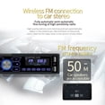 thumbnail image 2 of Reproductor estéreo con retroiluminación LED de radio FM con pantalla táctil de audio para automóvil compatible con Bluetooth, 2 of 9