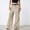 Beige, variant on Women's Polka Dots Jeans Vintage Mid Rise Wide Leg Denim Pants with Pockets (Beige M )