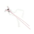 thumbnail image 1 of Unique Bargains 1 Pc Bow Ribbon Polkadot Hair Clips Hairdo Clip for Home Pink, 1 of 5