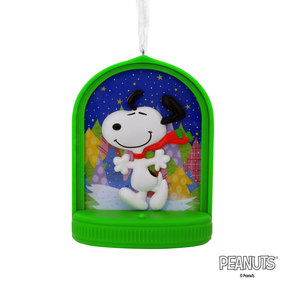 Hallmark Peanuts Snoopy Light Up Christmas Ornaments