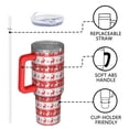 thumbnail image 4 of Christmas 40oz Tumbler– Stainless Steel Insulated Tumbler with Handle and Straw, Large Capacity Travel Cup for Hot & Cold Drinks, 4 of 7