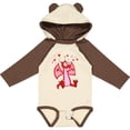 thumbnail image 3 of Inktastic Happy Valentine Cute Red Cartoon Dragon with Hearts Boys or Girls Long Sleeve Baby Bodysuit, 3 of 5