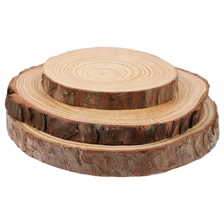 FRCOLOR 3Pcs Household Cup Coasters for Table Heat-Isolation Brown Wood Square Medium 4 72X4 33X0 39In