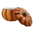 thumbnail image 5 of Ebros Home Kitchen Orange Ceramic Pumpkin Soup Or Dessert Bowl With Lid Set of 6, 5 of 9