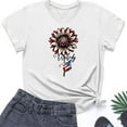 thumbnail image 4 of Oplxuo American Flag Heart Shirts for Women 4th of July T-Shirt Graphic Patriot Tee USA Flag Shirt Tops, 4 of 4