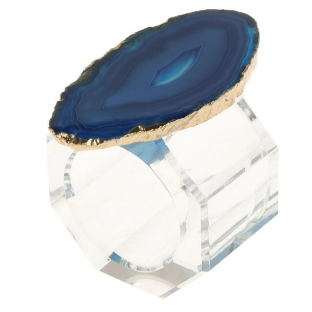 Servilleta de Cristal Servilletero de Accesorios de Manualidades Decorraciones Azul