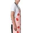 thumbnail image 3 of Lsque Cute Strawberry C Waterproof Apron Chef Aprons for Men Heavy Duty Chemical Work Apron Extra Long Grilling Aprons with Adjustable Bib Apron, 3 of 9