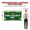 thumbnail image 2 of St Patricks Day Large Banners and Signs for Outdoor by Mavis Printing. Polyester Banner with 4 Holes for Easy Hang Indoor & Outdoor | 4x2 Feet Banner for St Patricks Day | HD Print Banner Made in USA, 2 of 6