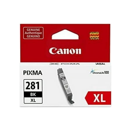 UPC: 0013803287554 | Canon CLI-281 XL Black Ink Tank 1 Each (CNMCLI281XLBK)