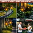 thumbnail image 3 of Solar owl Garden Light Outdoor, Owl Decor Metal Stakes Lights, Crackle Glass Light for Garden Lawn Pathway Yard Decortions, 3 of 7