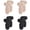 Mix-4Pair#001, variant on Heel Grips Liners for Loose Shoes – T-Shaped Anti-Slip Heel Pads with Textured Grip & Slim Design, Ideal for Sneakers Loafers Pumps Ankle Boots (White-2pair)