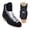 Black, variant on WIFA Street Deluxe Roller Skate Boots Durable Nubuck Leather Comfortable