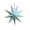 Light Blue, variant on 30cm Christmas Paper Star Decoration - 9 Points, Foldable/Hangable, Durable Paper, Easy to Set Up, for Table/Tree/Wall, Party Decor
