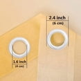 thumbnail image 7 of Light Filtering Curtains 63 Inches Long, Sheer Curtains Light Filtering, Ombre Yellow, 52X63 In, Grommet Top, Window Treatments, 1 Pc, Living Spaces, 7 of 7