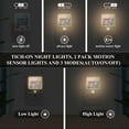 thumbnail image 3 of Yayeee LED Night Lights with Motion Detectors Auto Dusk to Dawn Light Sensors, 2 Pack, Boat Seaside, 3 of 7