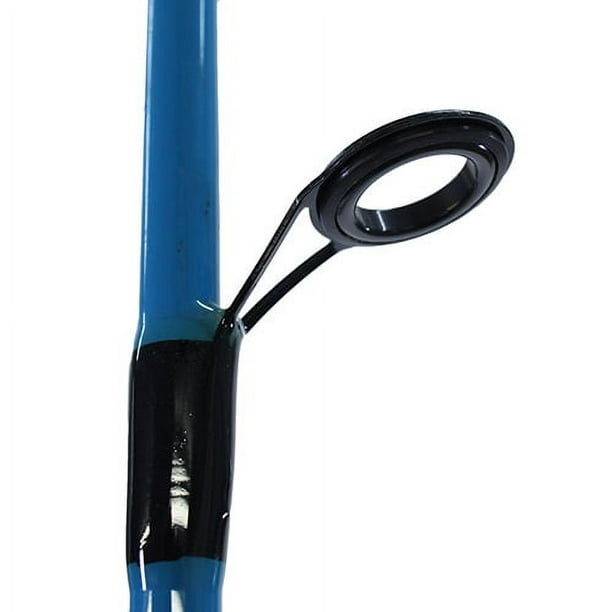 Zebco Splash Blue Spinning Reel and Fishing Rod Combo, 6