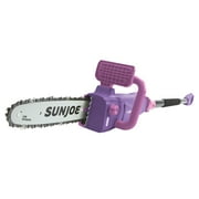 Sun Joe SWJ807E-PRP Electric Convertible Pole Chain Saw | 10 inch | 8.0 Amp (Purple)