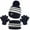 Navy, variant on Miqool 3 PCS Baby Winter Hat Scarf Gloves Set Kids Knitted Cap Neck Warmer Mitten for Boys Girls 2-5 Years
