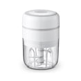 thumbnail image 1 of Ajo eléctrico Master Portátil 3.7V USB Carga de acero inoxidable Slicador Copeta Casa interior Pimienta de cocina Pimienta Molinillo Molinillo Blanco Scienceny HA059907-01B, 1 of 7
