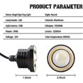 thumbnail image 2 of 2 X 2.5 Inch Led Fog Light Bulb 12v 30w 6000k Daytime Running Light With White Angel Eye Replacement Car Fog Light Headlight Daytime Running Light, 2 of 5
