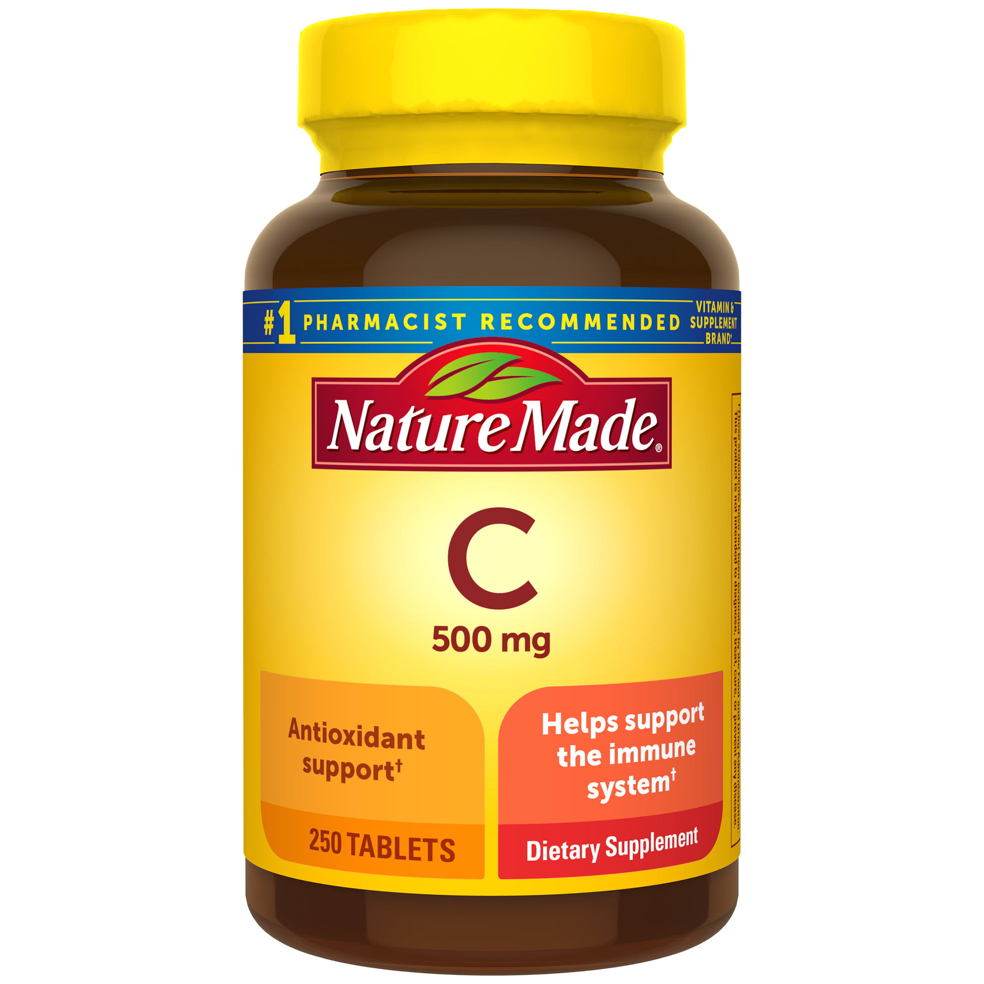 Nature Made Vitamin 500 mg Tablets, 250 Walmart.com