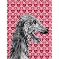 thumbnail image 1 of Scottish Deerhound Hearts and Love Flag Garden Size, 1 of 1