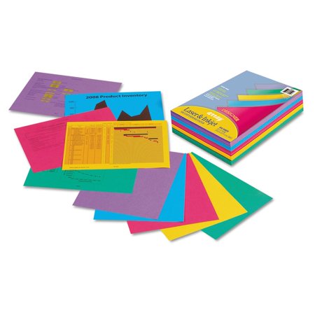 UPC: 0084001013467 | Pacon Array Recycled Designer Colored Paper 24 lbs. 8.5  x 11  Assorted Colors 500 Sheets/Ream