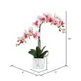 thumbnail image 2 of Flor artificial Vickerman Everyday 22 Phalaenopsis, color rosa y blanco, 2 of 6