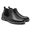 BLACK-PU, variant on BURUDANI Mens Chelsea Ankle Boots Leather Lined Casual Slip On formal Oxfords Boots
