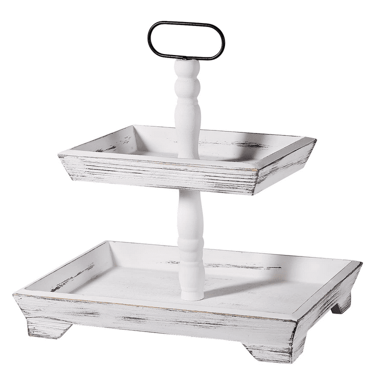 Entertaining Serving Station Double 3 Tier Display Stand Swing