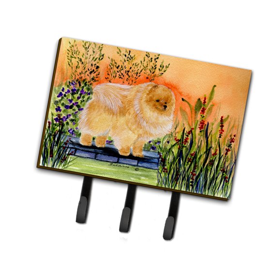 Carolines Treasures SS8161TH68 Pomeranian Leash Holder or Key Hook, Large, Multicolor