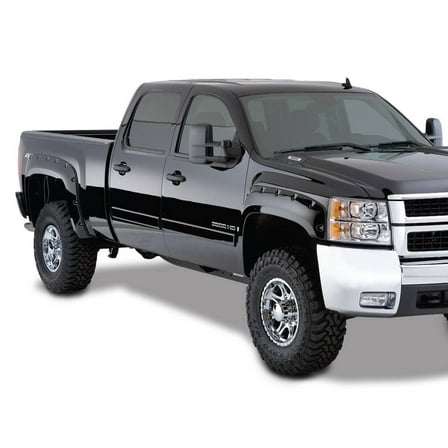 Husky Liners 2804924 Pocket Style Fender Flares Fits 2007-2007 Chevy Silverado 1500 5'8" Bed New Body, 2008-2013 Chevy Silverado 1500 5'8" Bed 4pc