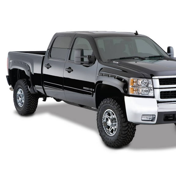 Husky Liners 2804924 Pocket Style Fender Flares Fits 2007-2007 Chevy Silverado 1500 5'8" Bed New Body, 2008-2013 Chevy Silverado 1500 5'8" Bed 4pc