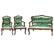3 Pieces Simulation Armchairs Couch Sofa Chair Scenery 1:12 Scale Ornaments