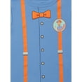 thumbnail image 2 of Blippi Toddler Toddler Boy Snug-Fit Pajamas, 4-Piece, Sizes 2T-5T, 2 of 3